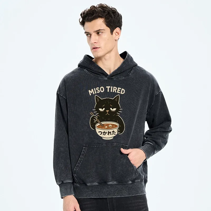 Tokyo-Tiger I’m So Tired Washed Hoodie