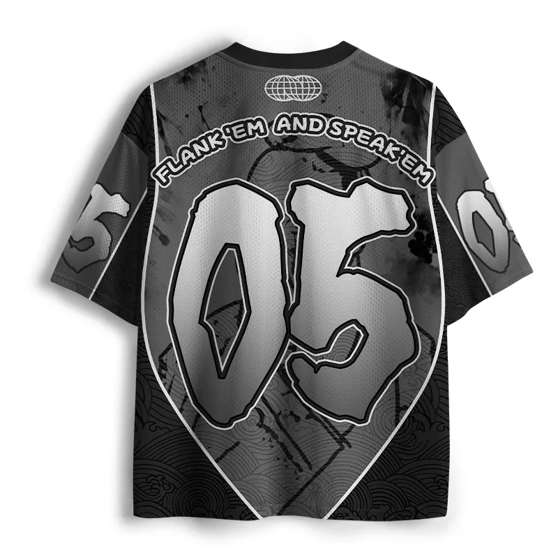 Tokyo-Tiger The Art Of War Funny Mesh Jersey