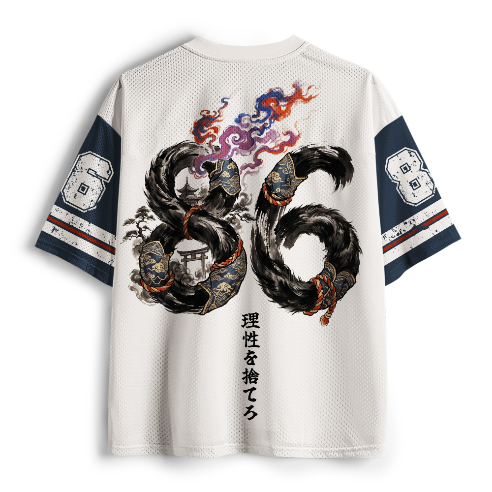 Tokyo-Tiger Japanese Demon Gorilla Ukiyo‑e Art Mesh Jersey