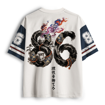 Tokyo-Tiger Japanese Demon Gorilla Ukiyo‑e Art Mesh Jersey