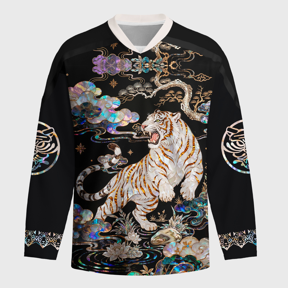 Tokyo-Tiger Celestial Tiger Rising Long-Sleeve Hockey Jersey Sale