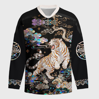 Tokyo-Tiger Celestial Tiger Rising Long-Sleeve Hockey Jersey