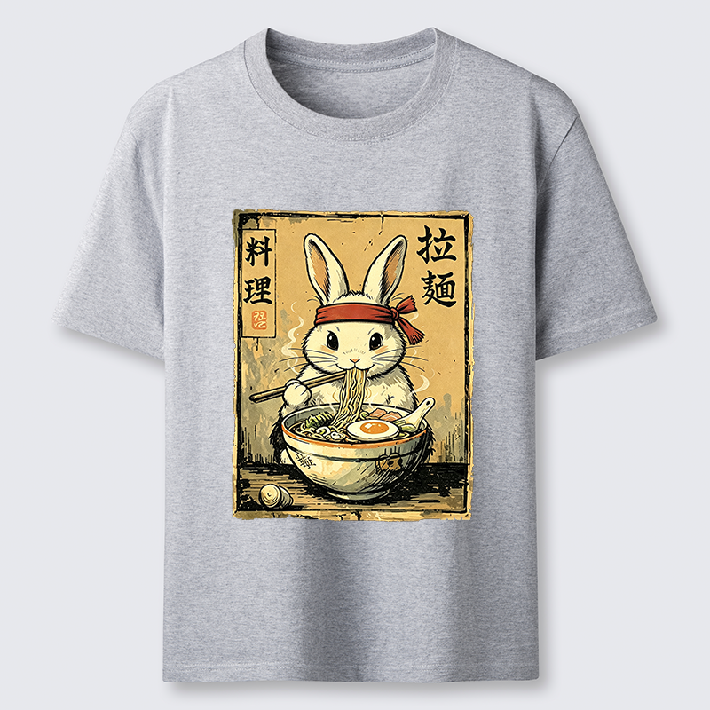 Tokyo-Tiger Cute Rabbit Eating Ramen Classic T-Shirt