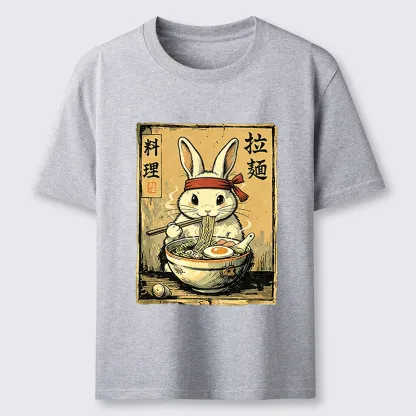 Tokyo-Tiger Cute Rabbit Eating Ramen Classic T-Shirt
