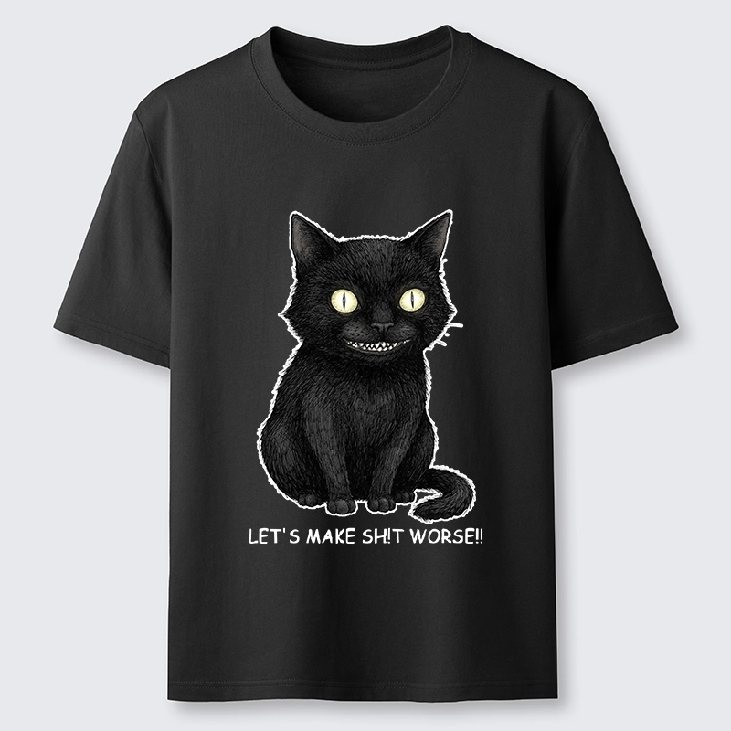 Tokyo-Tiger Mischief Black Cat Meme Classic T-Shirt