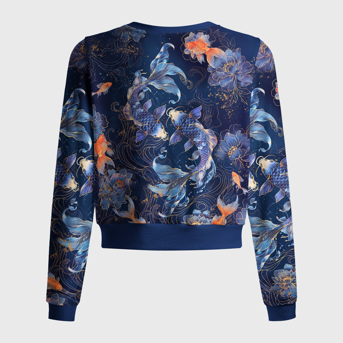 Tokyo-Tiger Blossoms Of The Koi Women's Lightweight Cardigan