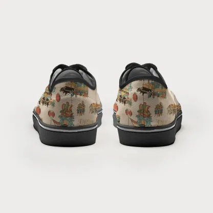 Tokyo-Tiger Traditional Celebrations Canvas Shoes
