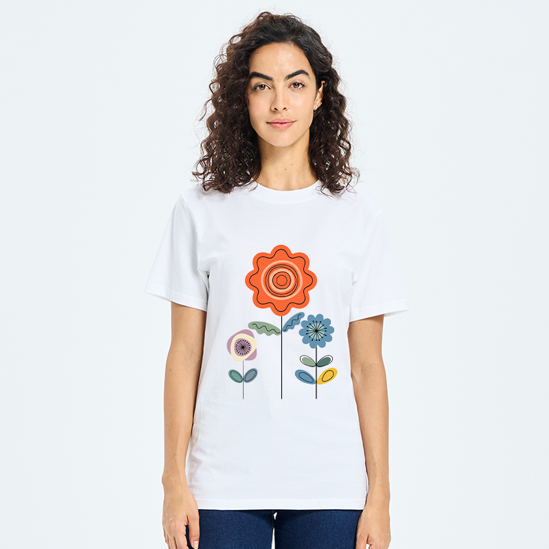 Tokyo-Tiger Retro Floral Art Classic T-Shirt