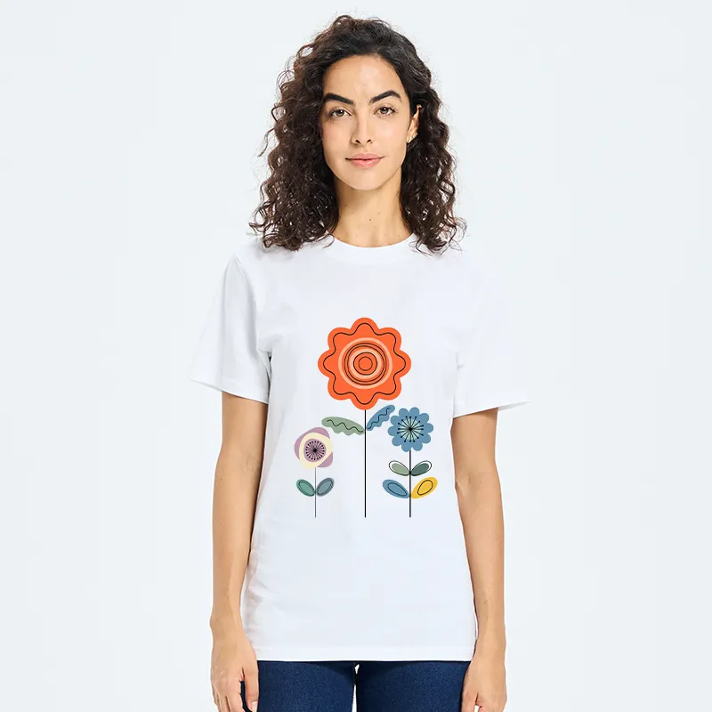 Tokyo-Tiger Retro Floral Art Classic T-Shirt