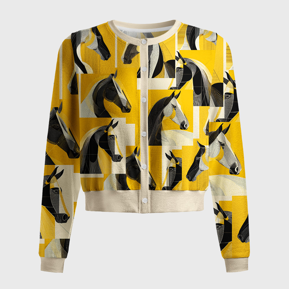 Tokyo-Tiger Golden Gallop Women's Lightweight Cardigan
