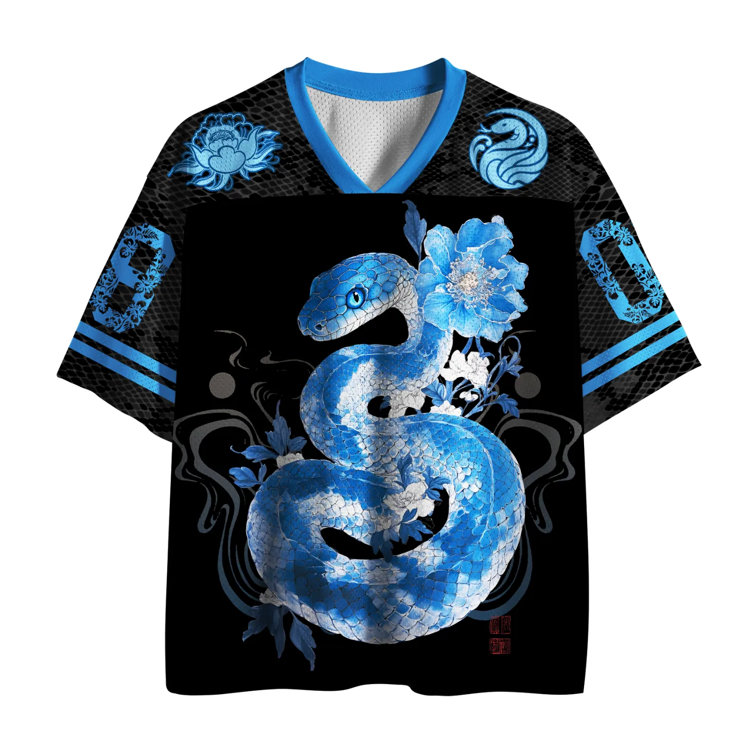 Tokyo-Tiger Ice Viper&Bloom Mesh Jersey