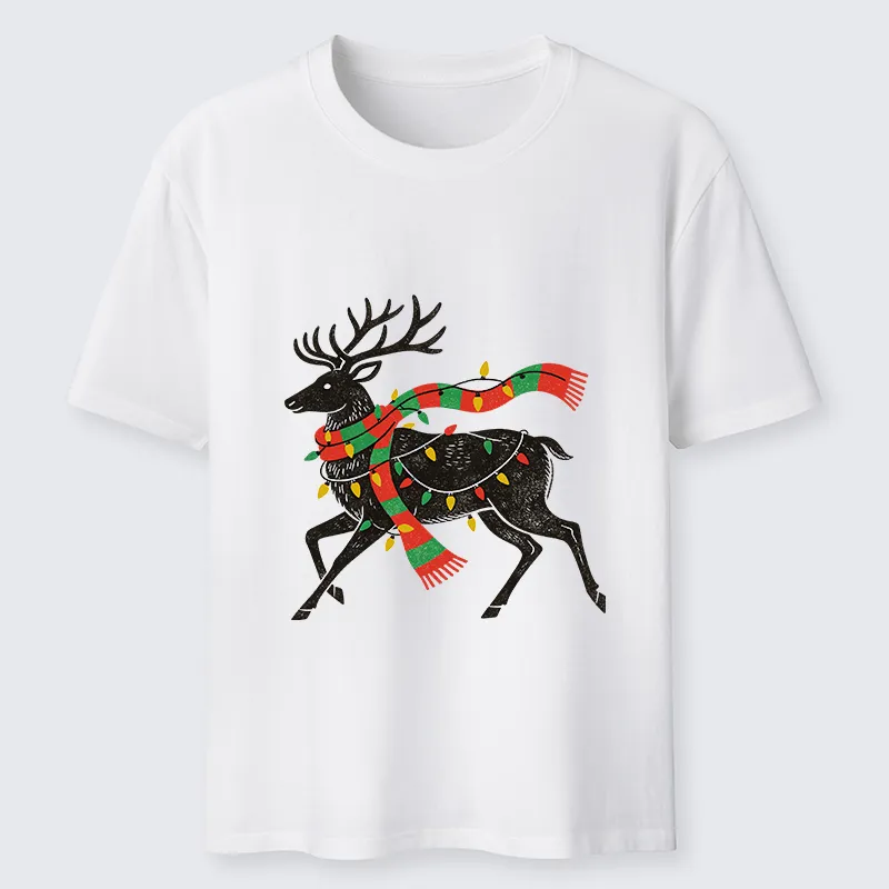 Tokyo-Tiger Christmas Light Reindeer Classic T-Shirt Sale