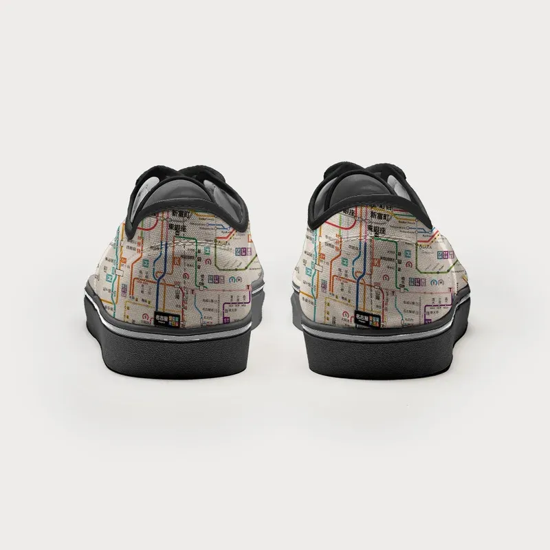 Tokyo-Tiger Tokyo Subway Map Canvas Shoes