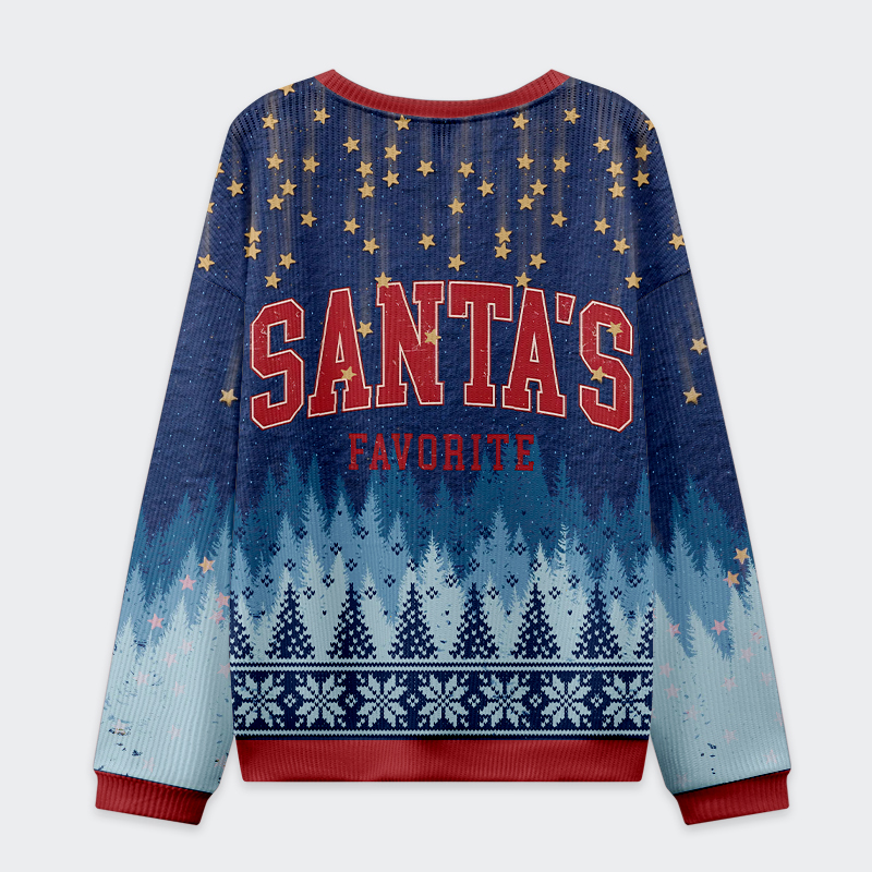 Tokyo-Tiger Santa's Favorite Christmas Ugly Sweatshirt