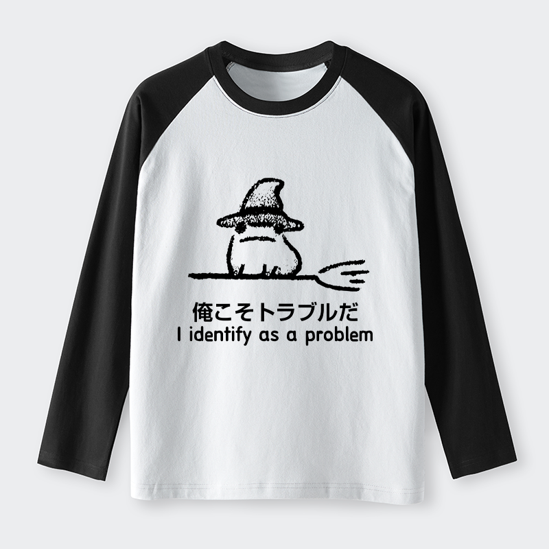Tokyo-Tiger Mischief Magic Dude Raglan Long Sleeve T-shirt