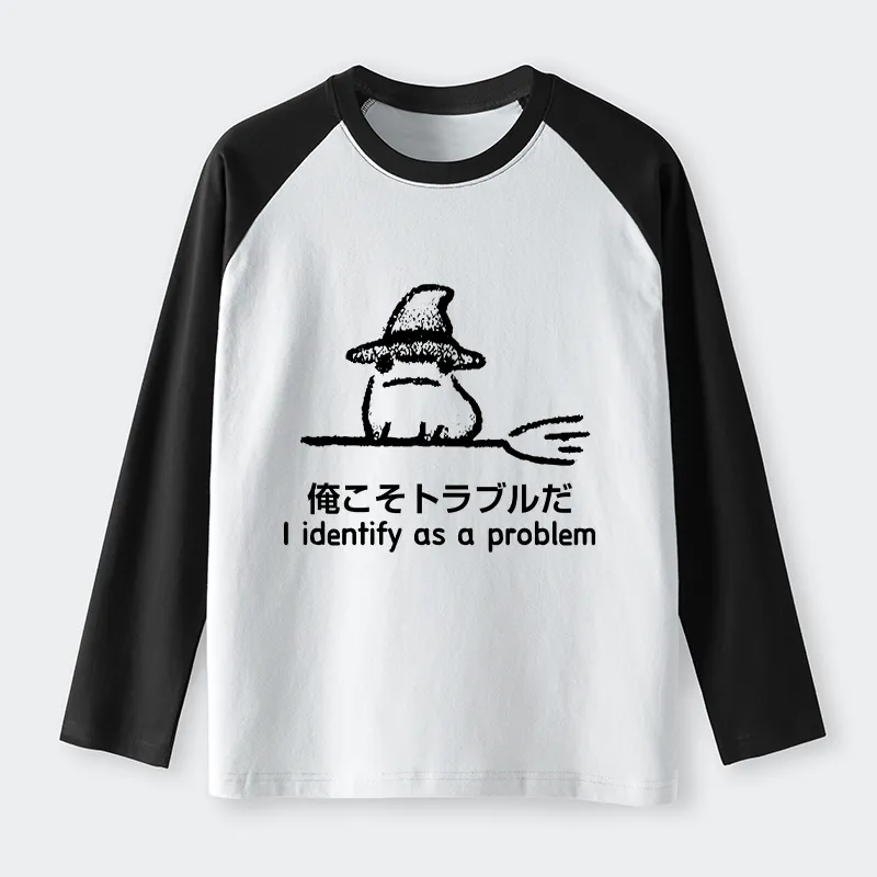 Tokyo-Tiger Mischief Magic Dude Raglan Long Sleeve T-shirt