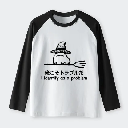 Tokyo-Tiger Mischief Magic Dude Raglan Long Sleeve T-shirt