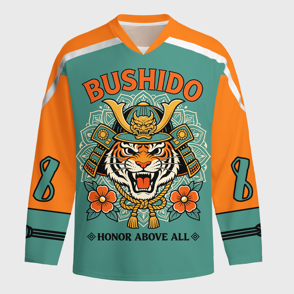 Tokyo-Tiger Bushido Tiger Long-Sleeve Hockey Jersey