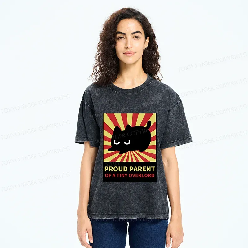 Tokyo-Tiger Family Overlord Washed T-Shirt