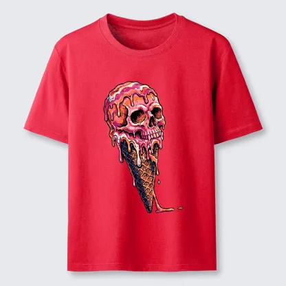 Tokyo-Tiger Skull Ice Cream Art Classic T-Shirt