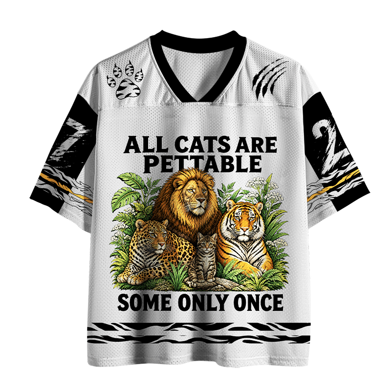 Tokyo-Tiger Funny “Big Cat” Jungle Mesh Jersey