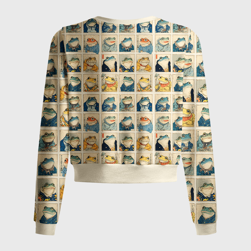 Tokyo-Tiger Many Frogs Are Watching You Women's Lightweight Cardigan