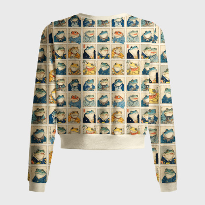 Tokyo-Tiger Many Frogs Are Watching You Women's Lightweight Cardigan