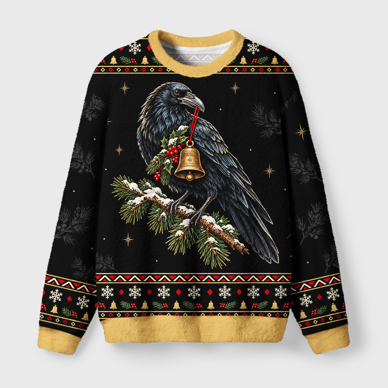 Tokyo-Tiger Crows Bring Christmas Bells Christmas Ugly Sweatshirt Sale