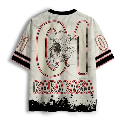 Tokyo-Tiger Japanese Yokai Kawaii Mesh Jersey