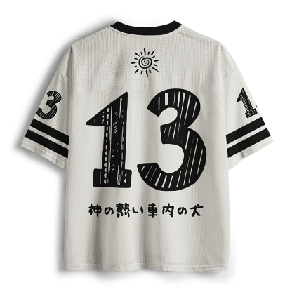 Tokyo-Tiger Sad Dog Funny Mesh Jersey