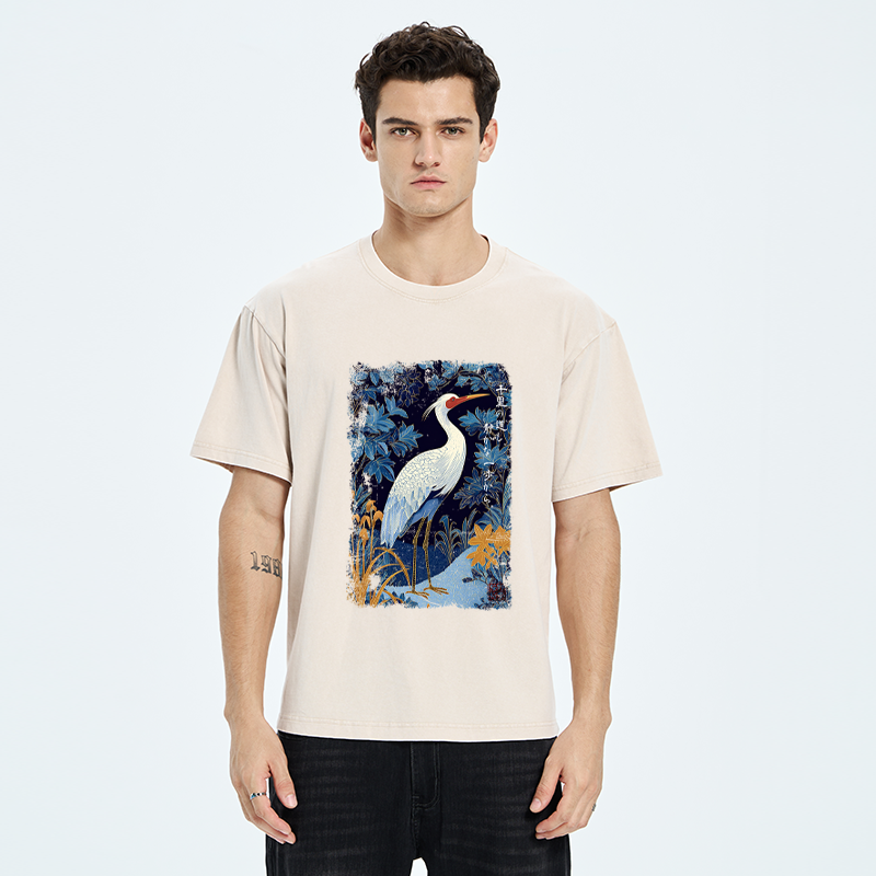 Tokyo-Tiger The Journey of a Thousand Miles Washed T-Shirt