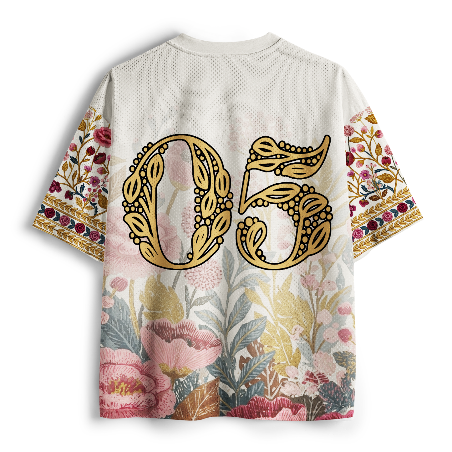 Tokyo-Tiger Botanical Dreamscape Cat Mesh Jersey