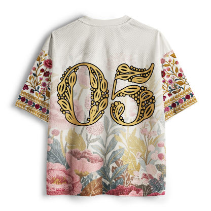 Tokyo-Tiger Botanical Dreamscape Cat Mesh Jersey