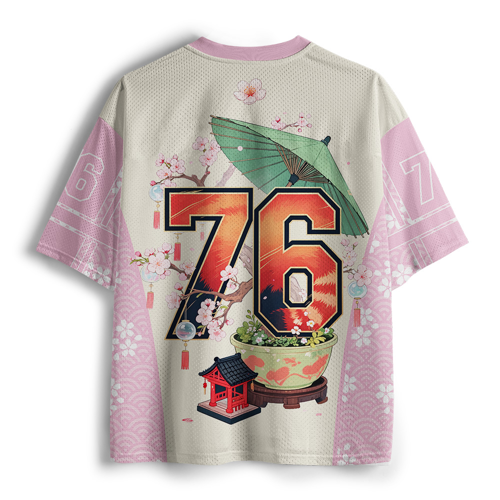 Tokyo-Tiger Sakura Red Panda Mesh Jersey