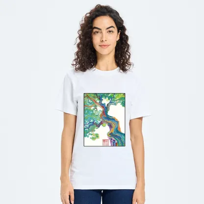 Tokyo-Tiger Colorful Magic Tree Classic T-Shirt