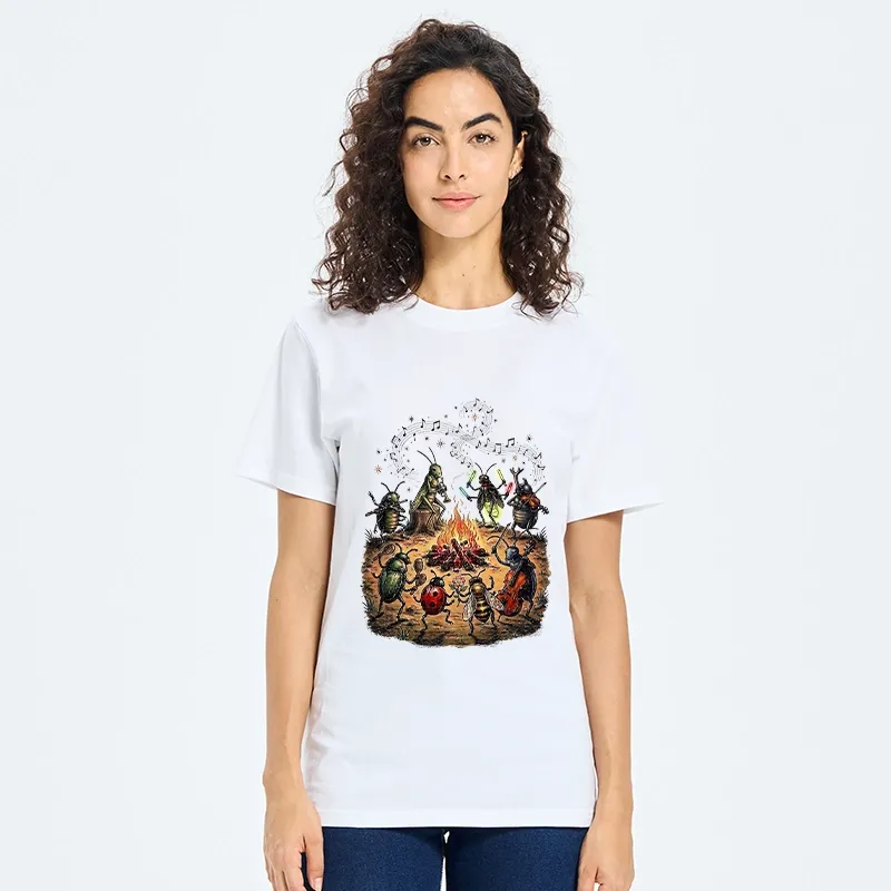 Tokyo-Tiger Bug Band Campfire Jam Classic T-Shirt