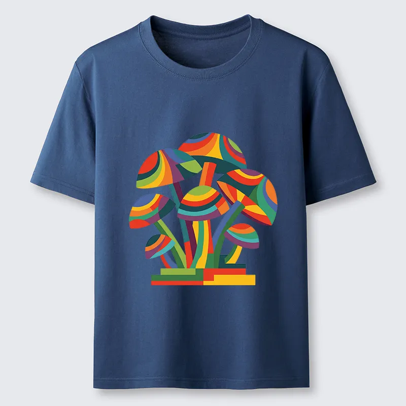 Tokyo-Tiger Colorful Mushroom Art Classic T-Shirt