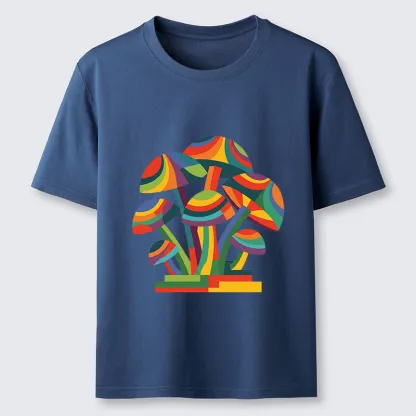 Tokyo-Tiger Colorful Mushroom Art Classic T-Shirt
