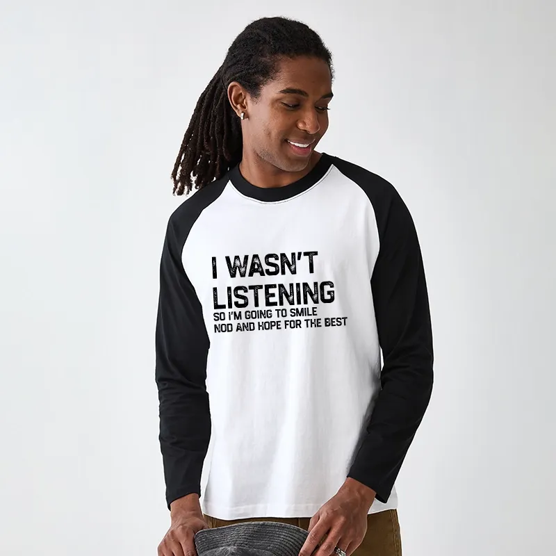 Tokyo-Tiger Indifferent To Everything Raglan Long Sleeve T-shirt