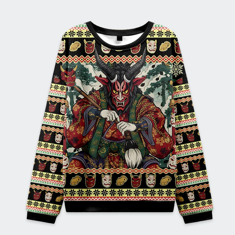 Tokyo-Tiger japanese Monster Christmas Ugly Sweatshirt