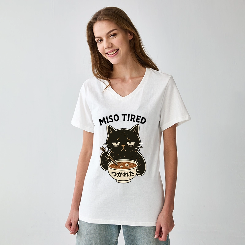 Tokyo-Tiger I’m So Tired V-Neck Classic T-Shirt