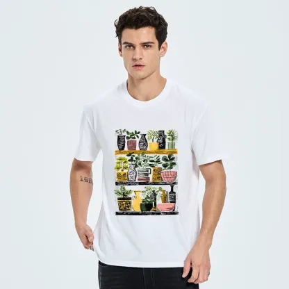Tokyo-Tiger Cozy Home Plant Shelf Vibes Classic T-Shirt