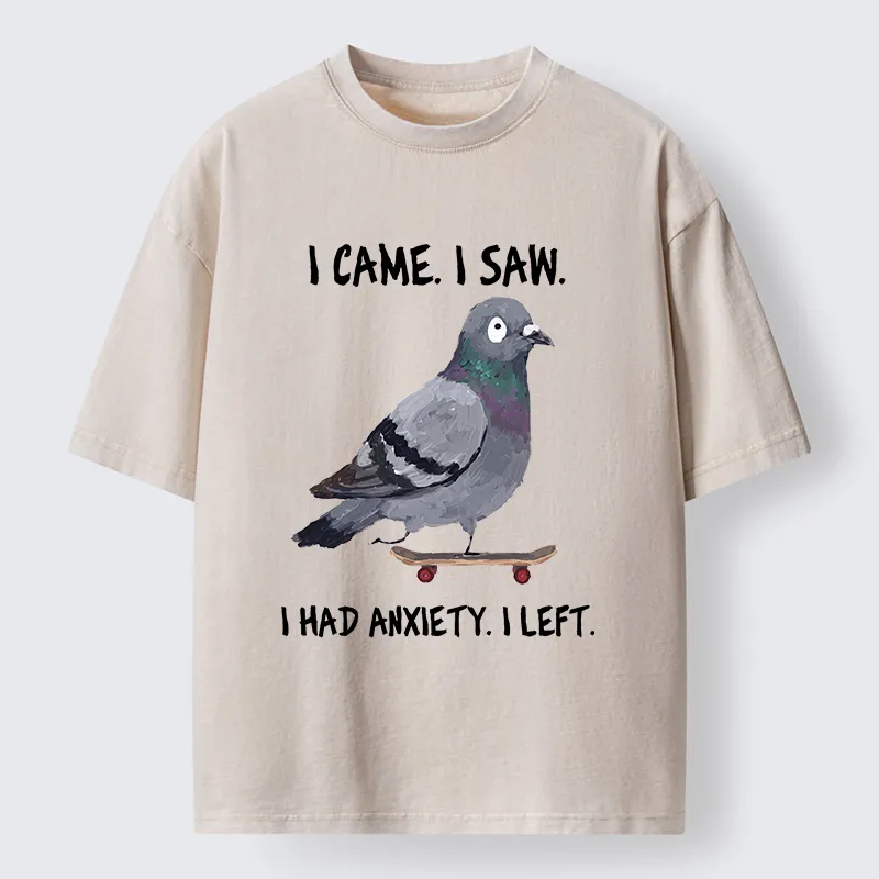 Tokyo‑Tiger Skateboard Pigeon Meme Washed T‑Shirt Sale