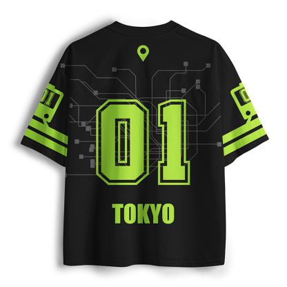 Tokyo-Tiger Tokyo Yamanote Line Mesh Jersey