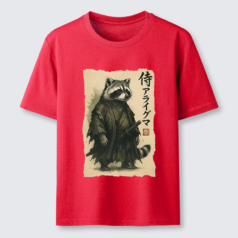 Tokyo-Tiger Japanese Samurai Raccoon Art Classic T-Shirt
