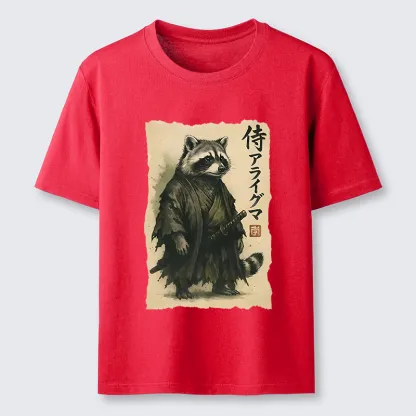 Tokyo-Tiger Japanese Samurai Raccoon Art Classic T-Shirt