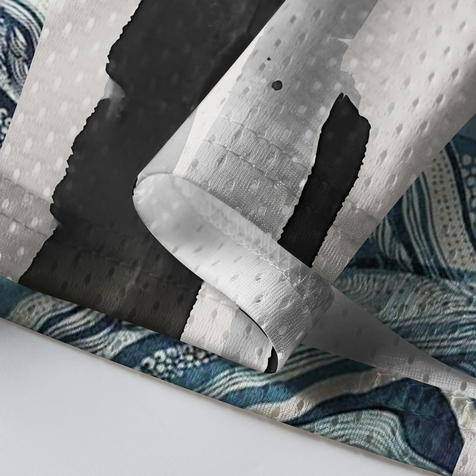 Tokyo-Tiger Indigo Wave Heron Mesh Jersey