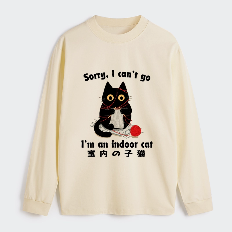 Tokyo‑Tiger Indoor Cat Meme Classic Long Sleeve T-Shirt