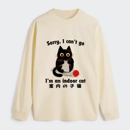 Tokyo‑Tiger Indoor Cat Meme Classic Long Sleeve T-Shirt