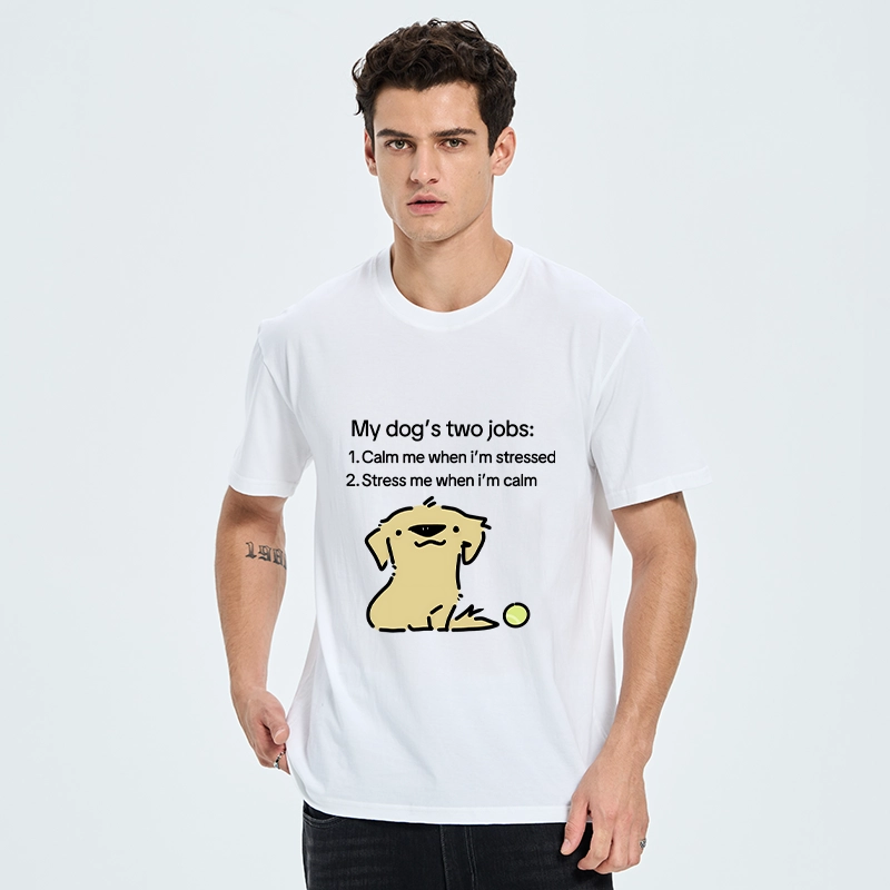 Tokyo-Tiger Funny Meme Dog Two Life Jobs Joke Classic T-Shirt